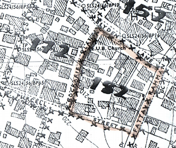 Enumeration area map for a city block in Freetown, Sierra Leone