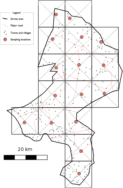 Drawing the first-stage CSAS sample